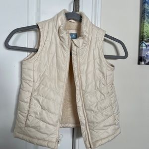 Gap kids fleece lined vest